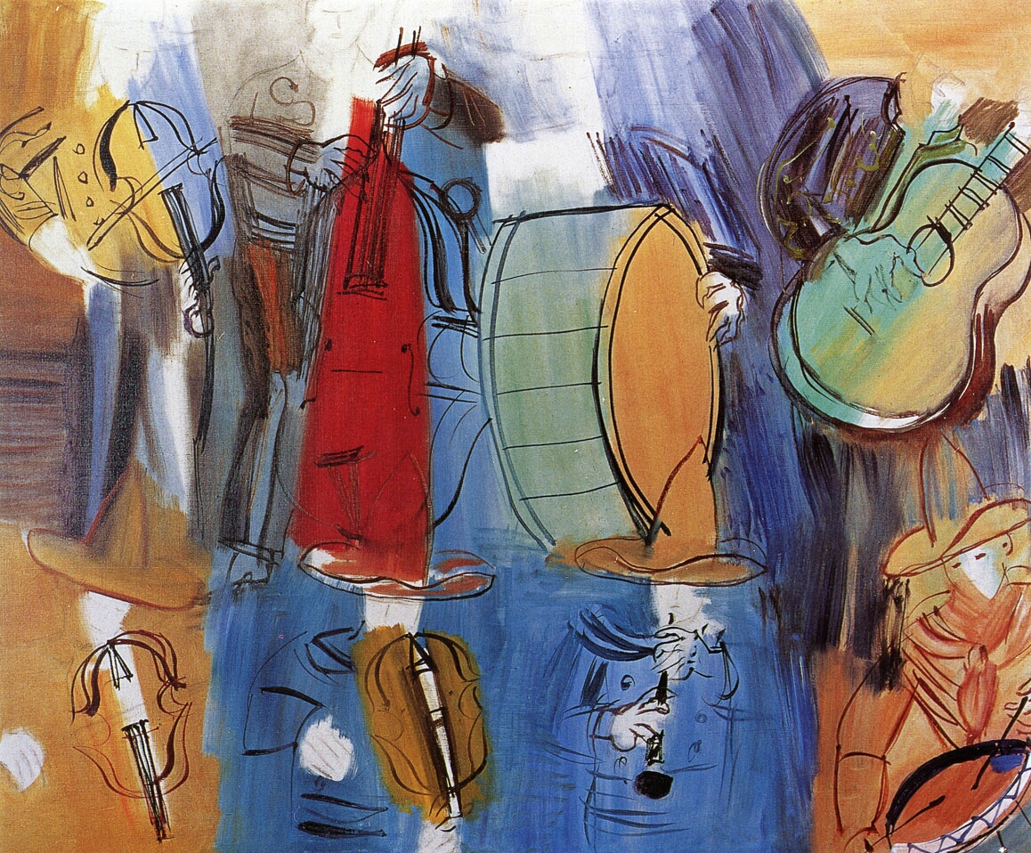 The Mexican Musicians (1951) - Raoul Dufy Tablo