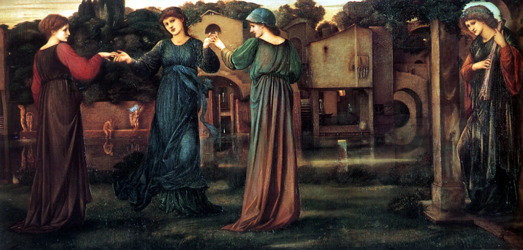 The Mill (1882) - Edward Burne-Jones Tablo
