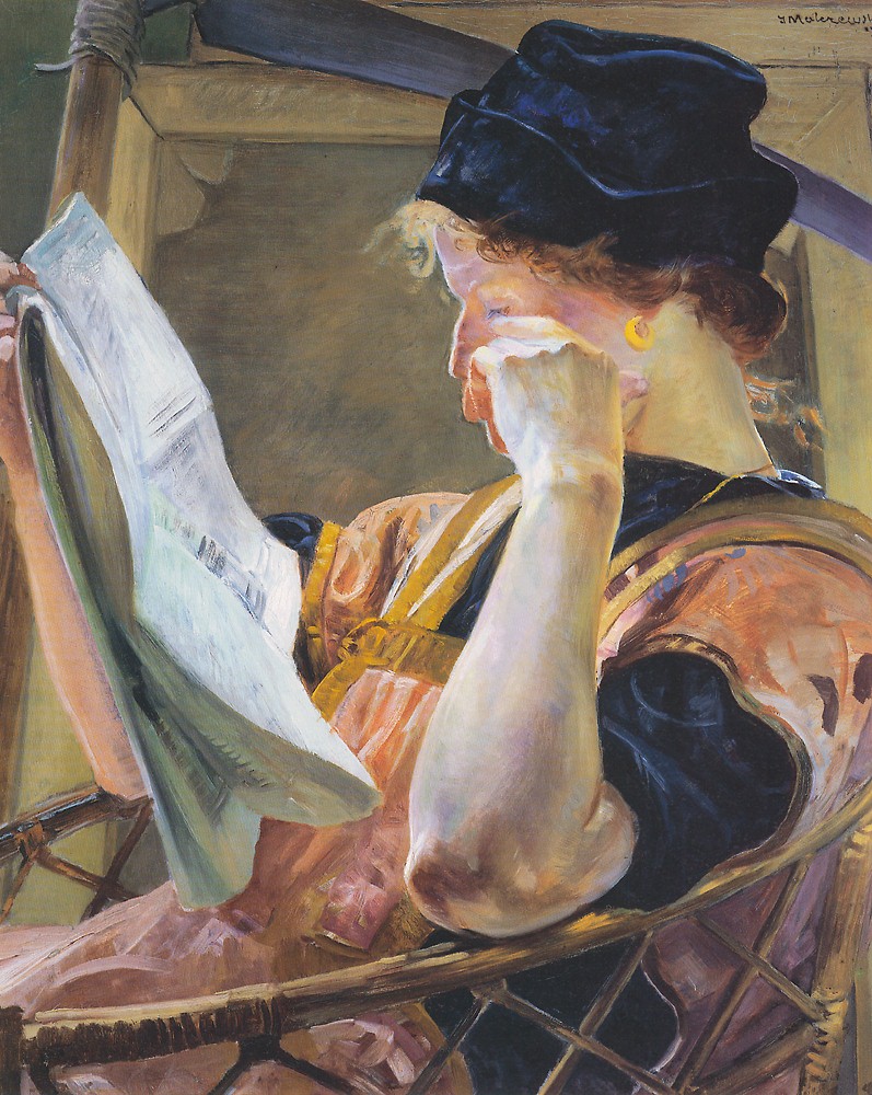 The Model - Jacek Malczewski Tablo