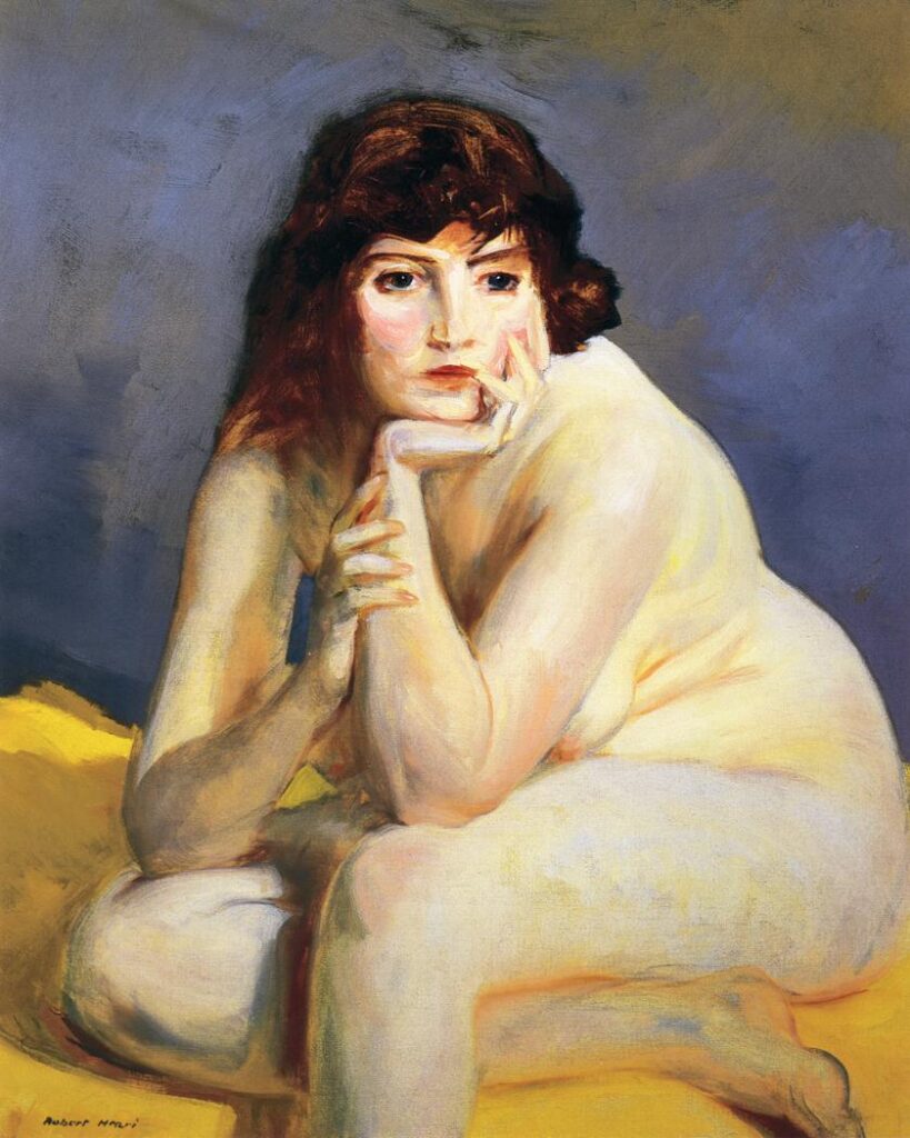 The Model Nude (1915) - Robert Henri Tablo
