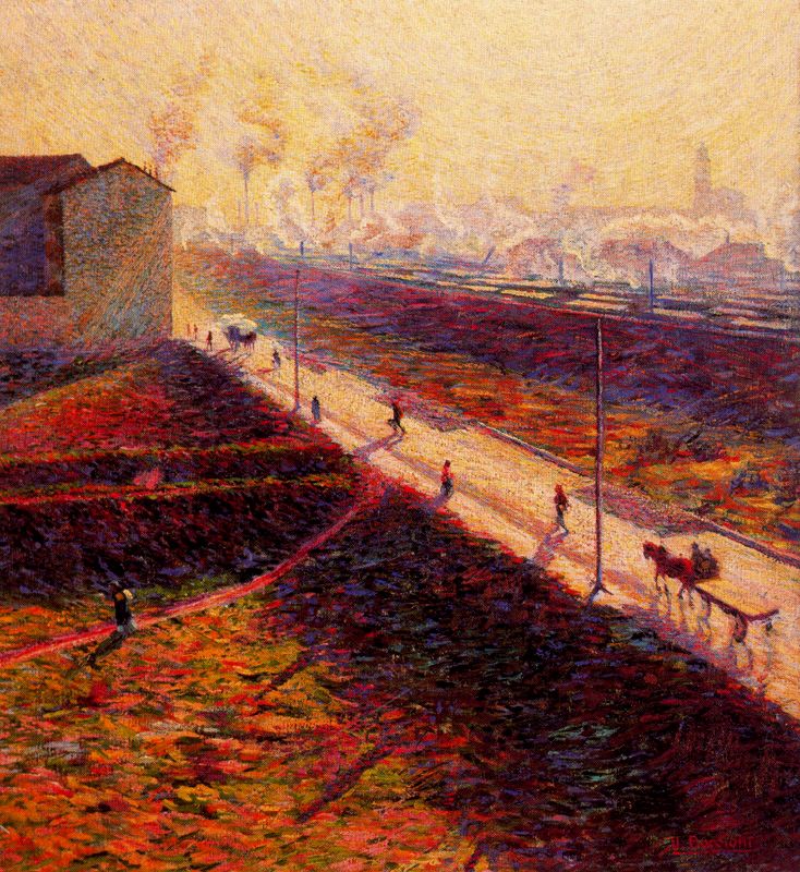 The Morning (1909) – Umberto Boccioni Tablo