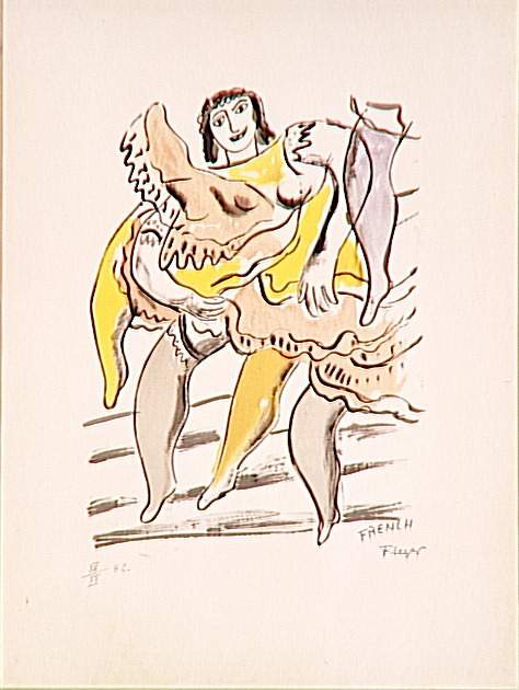 The Moulin Rouge - Fernand Léger Tablo