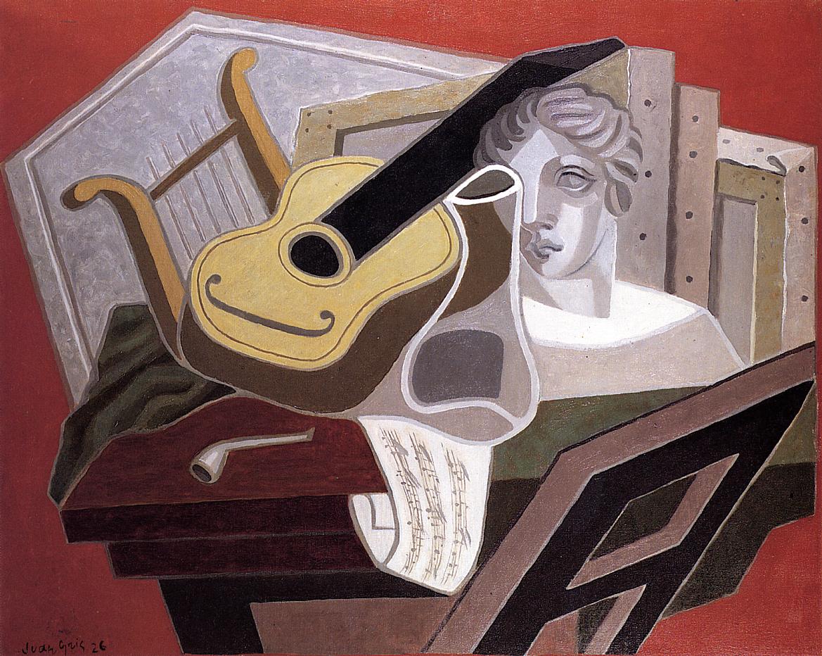 The Musician s Table (1926) - Juan Gris Tablo
