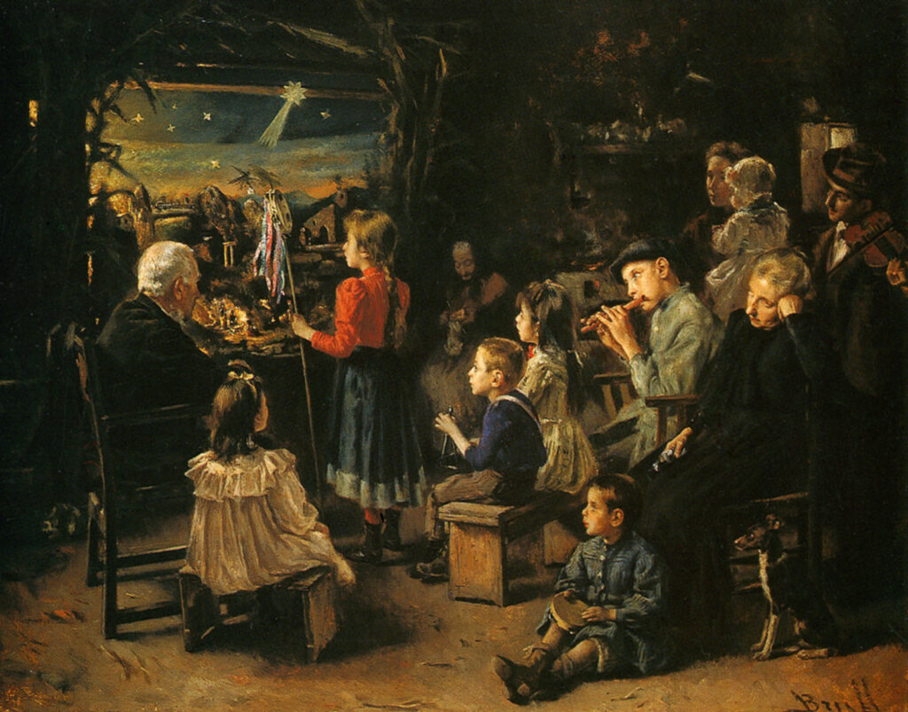 The Nativity (1896) - Joan Brull Tablo