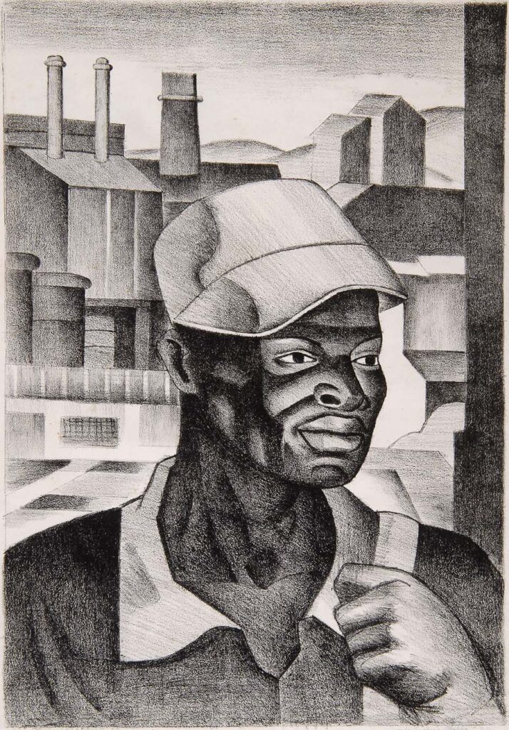 The Negro Worker (1938) – James Lesesne Wells Tablo