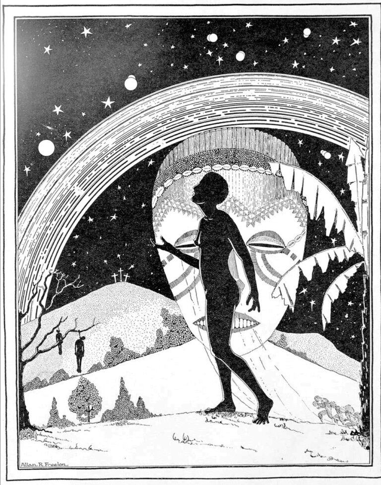 The New Negro, for The Carolina Magazine (1949) – Allan Randall Freelon Tablo