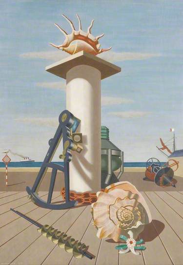 The Offing (1935) - Edward Wadsworth Tablo