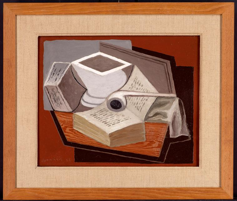 The Open Book (1925) - Juan Gris Tablo