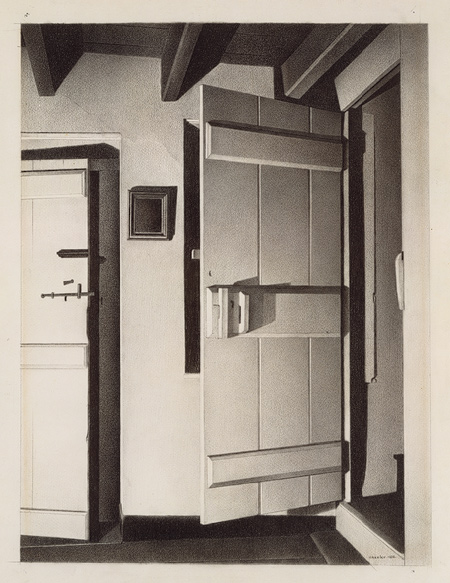 The Open Door (1932) - Charles Sheeler Tablo