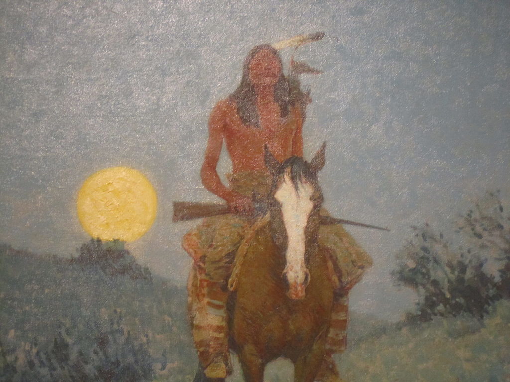 The Outlier (1909) - Frederic Remington Tablo