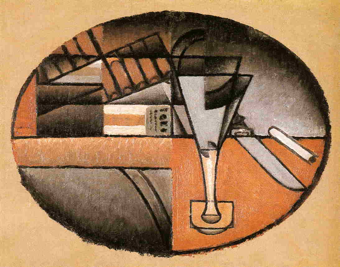 The Packet of Cigars (1912) - Juan Gris Tablo