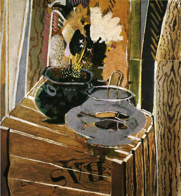 The Packing Case (1947) - Georges Braque Tablo