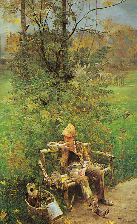 The Painter Boy (1890) - Jacek Malczewski Tablo