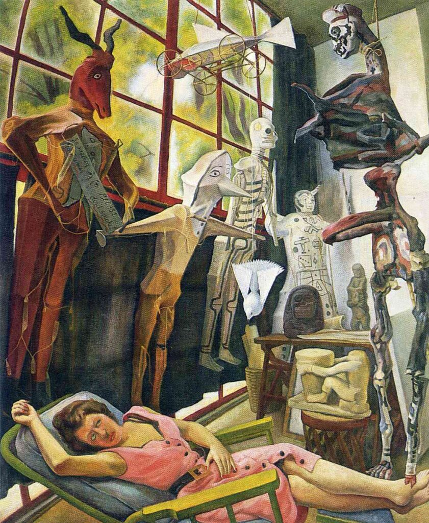 The Painter's Studio (1954) - Diego Rivera Tablo