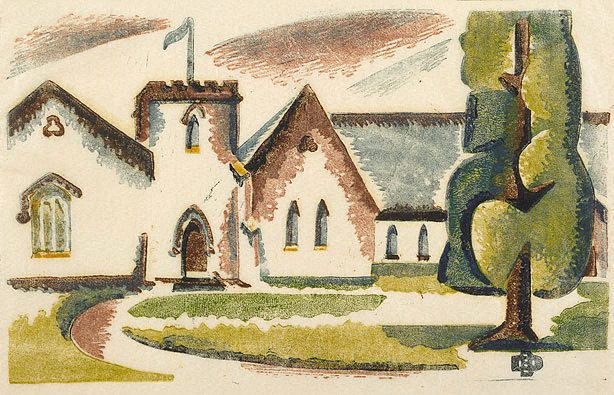 The Parish Hall (1937) - Dorrit Black Tablo
