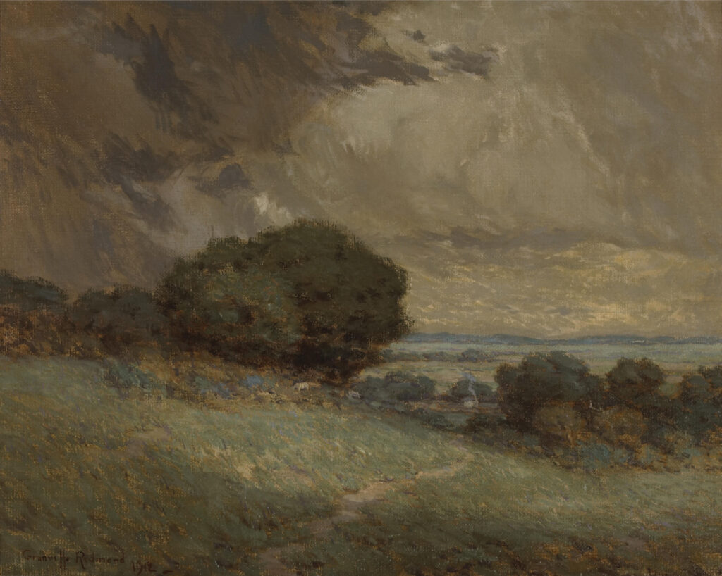 The Passing Storm - Granville Redmond Tablo