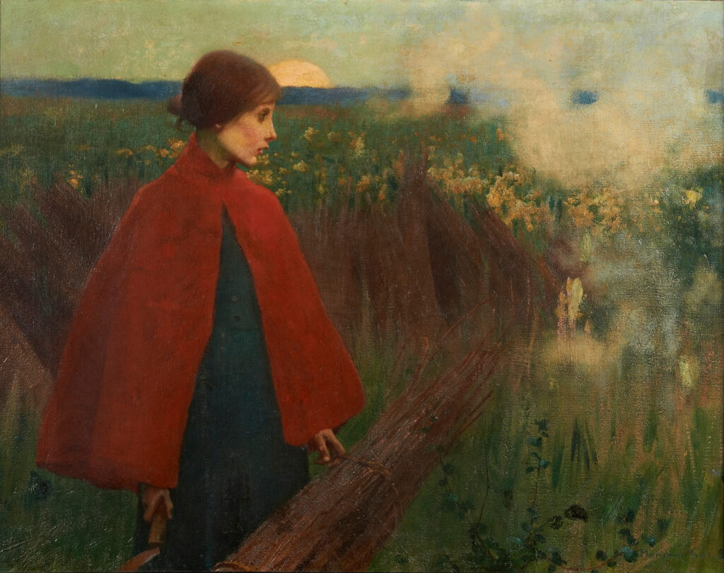 The Passing Train (1890) - Marianne Stokes Tablo