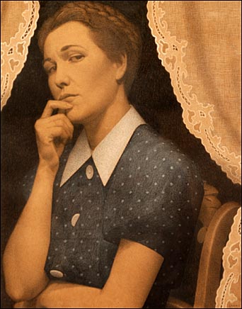 The Perfectionist (1936) - Grant Wood Tablo