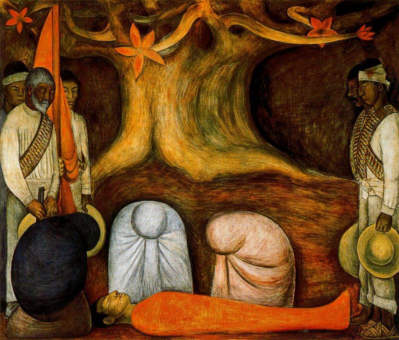 The Perpetual Renewal of the Revolutionary Struggle (1926) – Diego Rivera Tablo