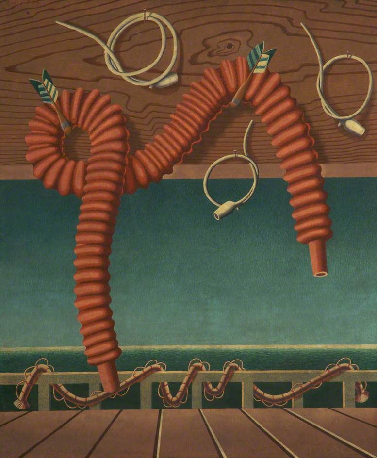 The Perspective of Idleness II (1942) - Edward Wadsworth Tablo
