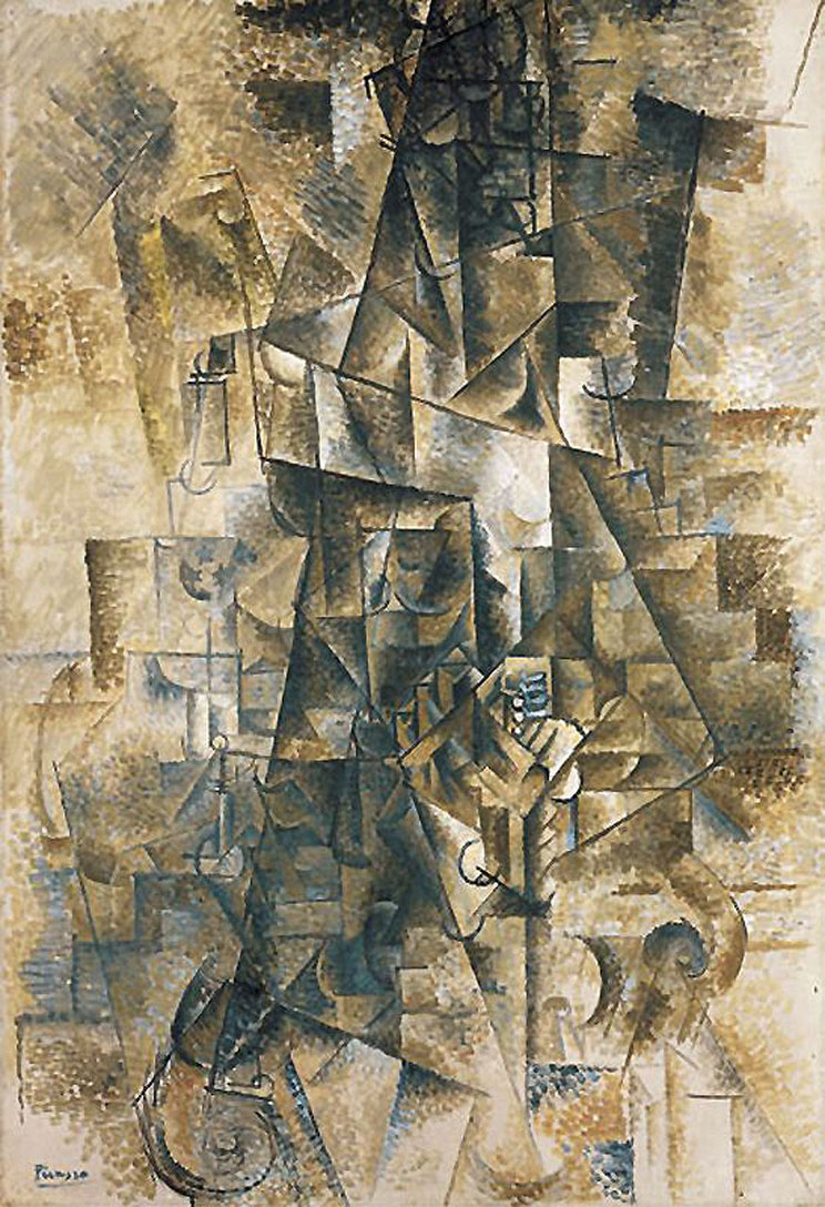The Piano Accordionist (1911) - Pablo Picasso Tablo