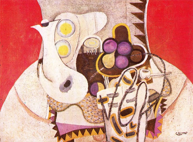 The Pink Napkin (1933) - Georges Braque Tablo