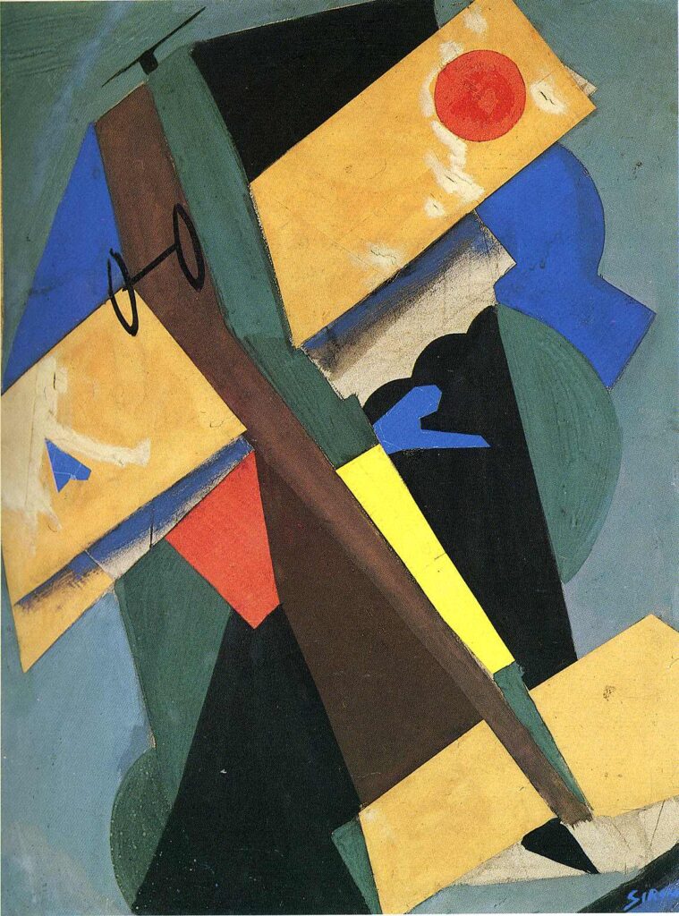 The Plane - Mario Sironi Tablo