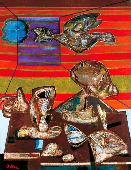 The Poet - Jankel Adler Tablo