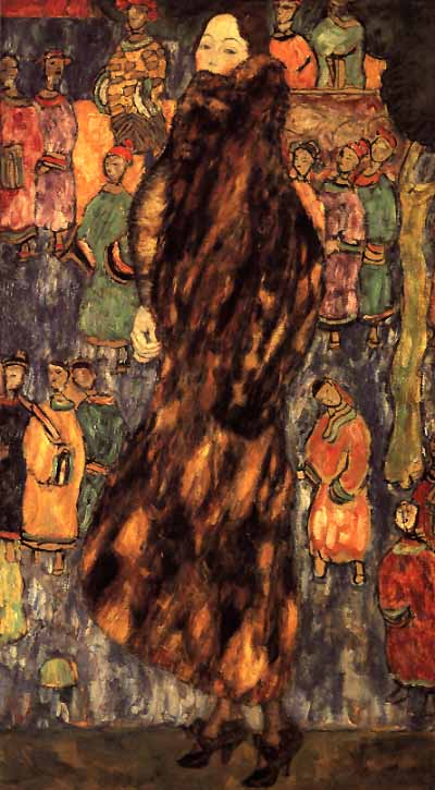 The Polecat Fur (unfinished) (1916) – Gustav Klimt Tablo