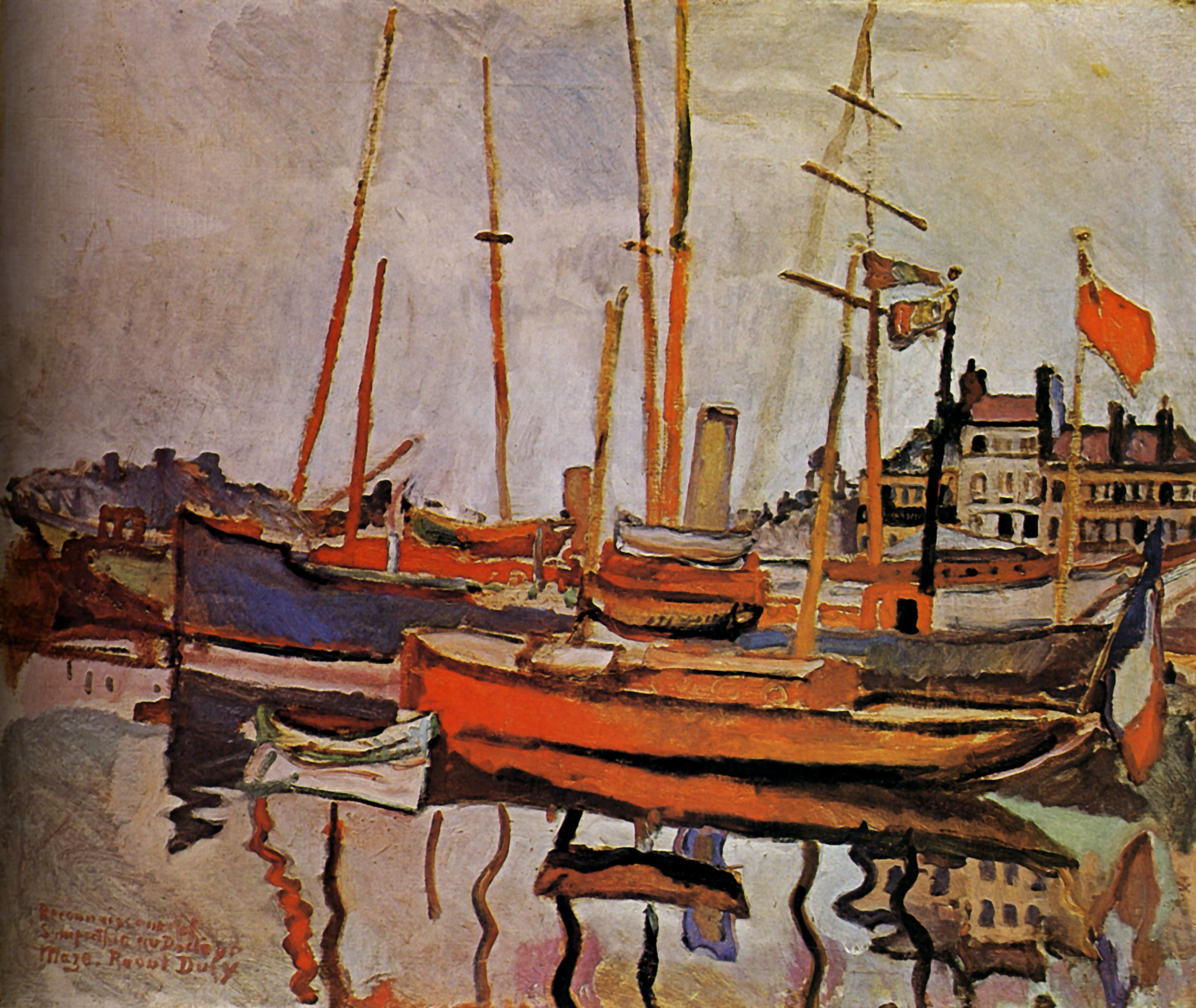 The Port of Le Havre (1906) - Raoul Dufy Tablo