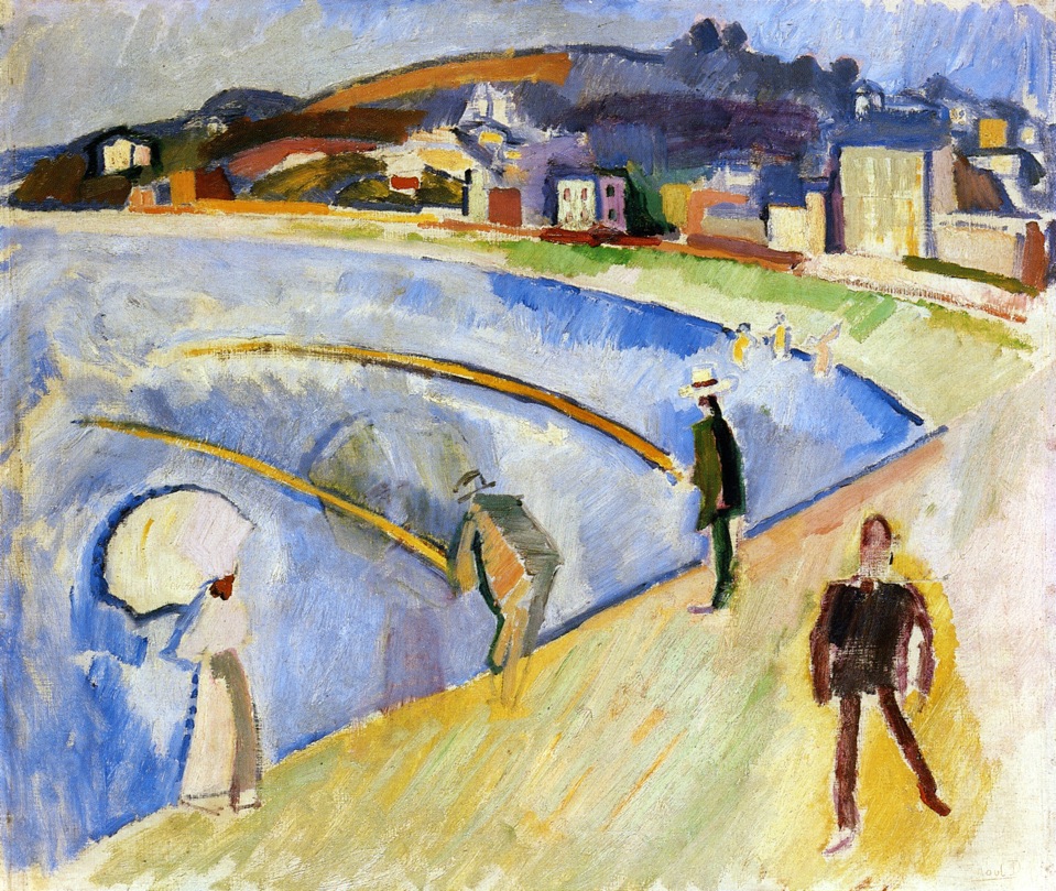 The Port of Palais, Belle Ile (1907) - Raoul Dufy Tablo