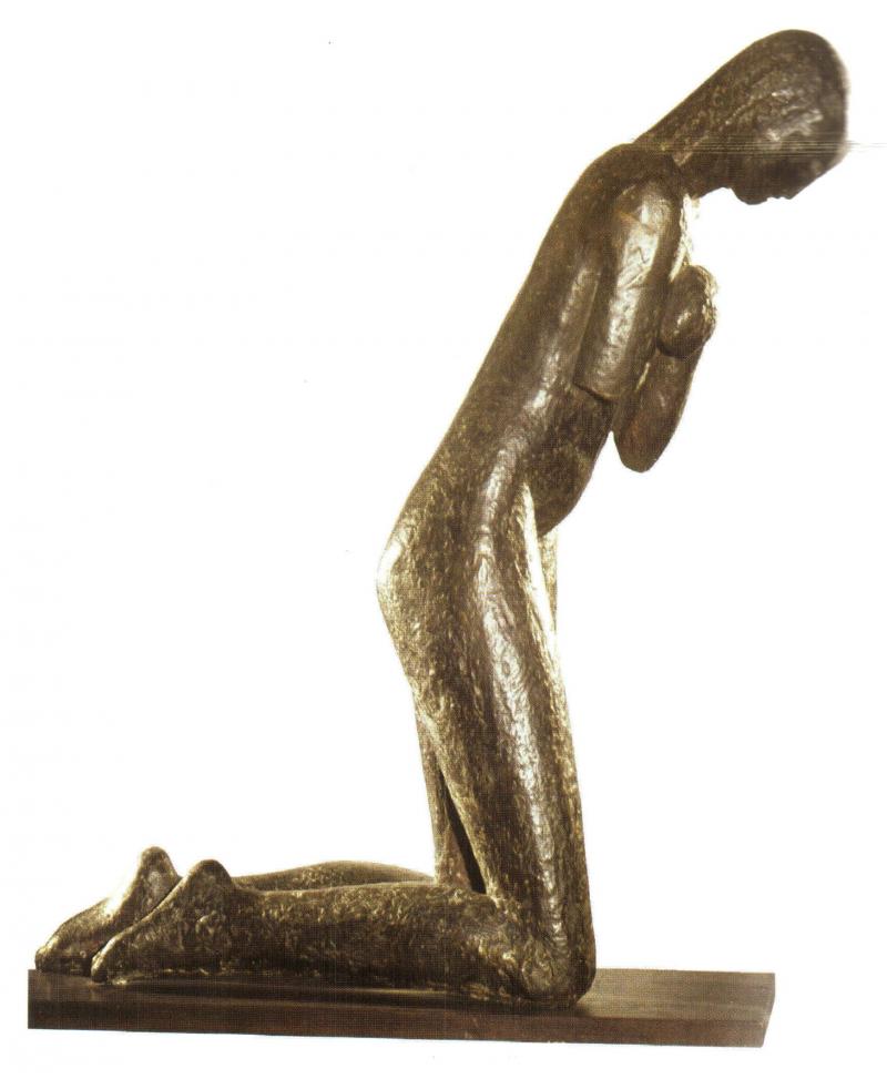 The Prayer (1907) – Constantin Brâncuși Tablo
