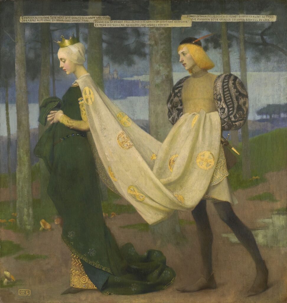The Queen and the Page (1896) - Marianne Stokes Tablo