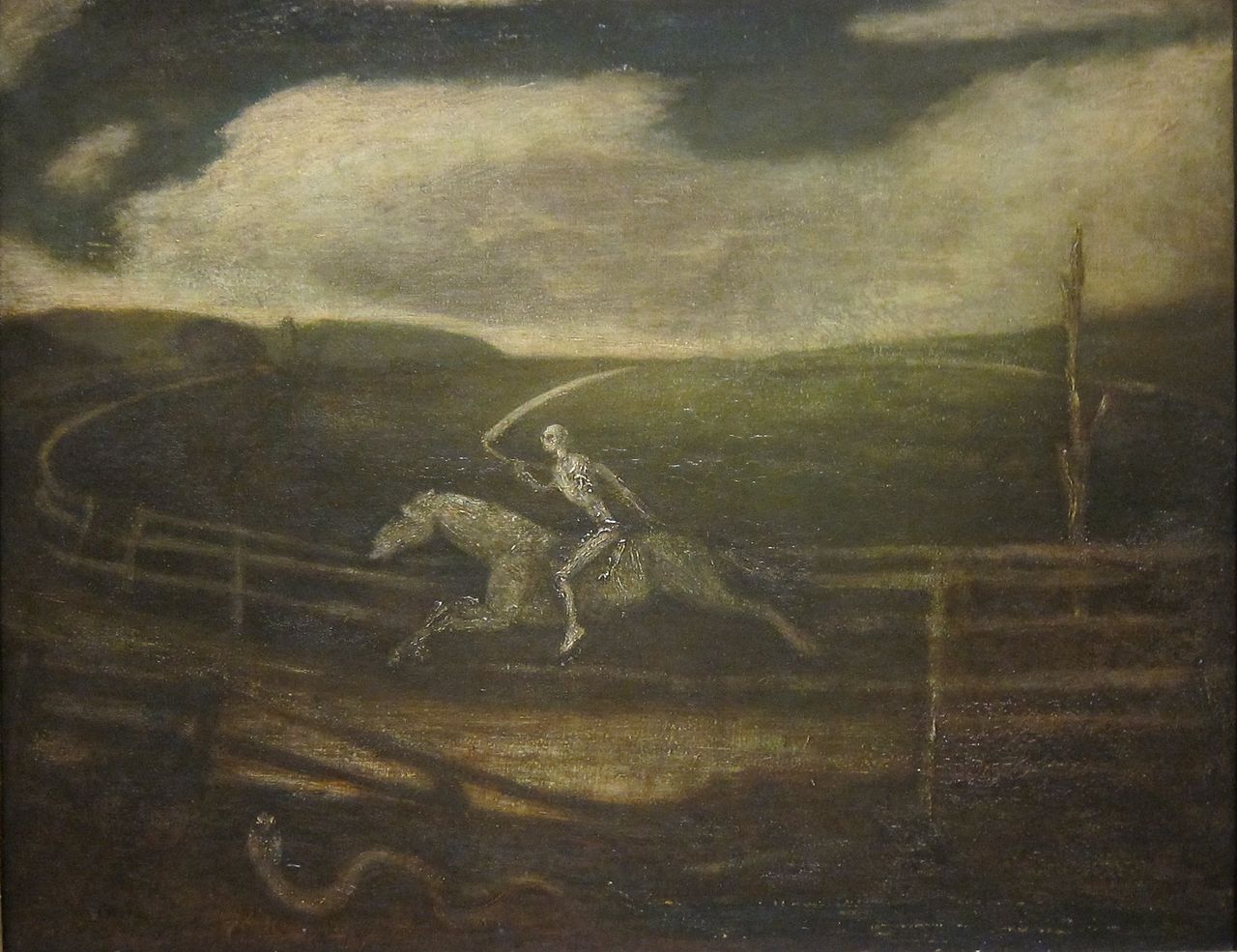 The Race Track (Death on a Pale Horse) (1900) - Albert Pinkham Ryder Tablo