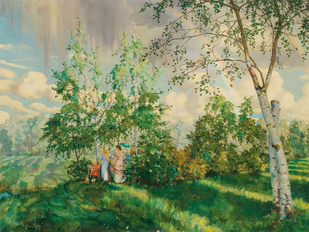 The Rainbow - Konstantin Somov Tablo