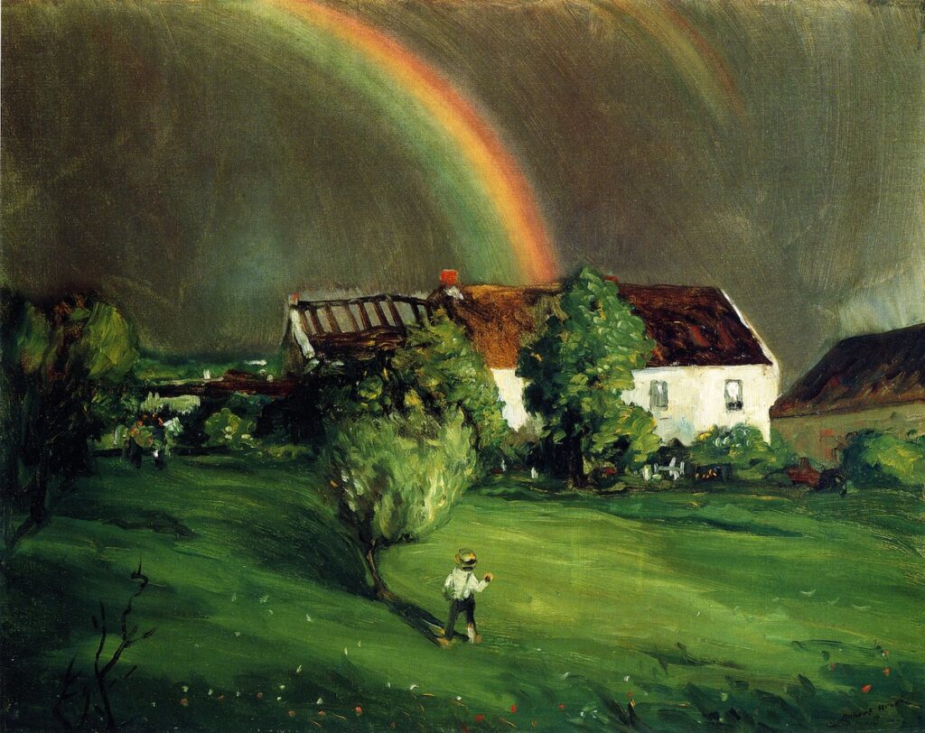 The Rainbow, Hormandie (1902) - Robert Henri Tablo