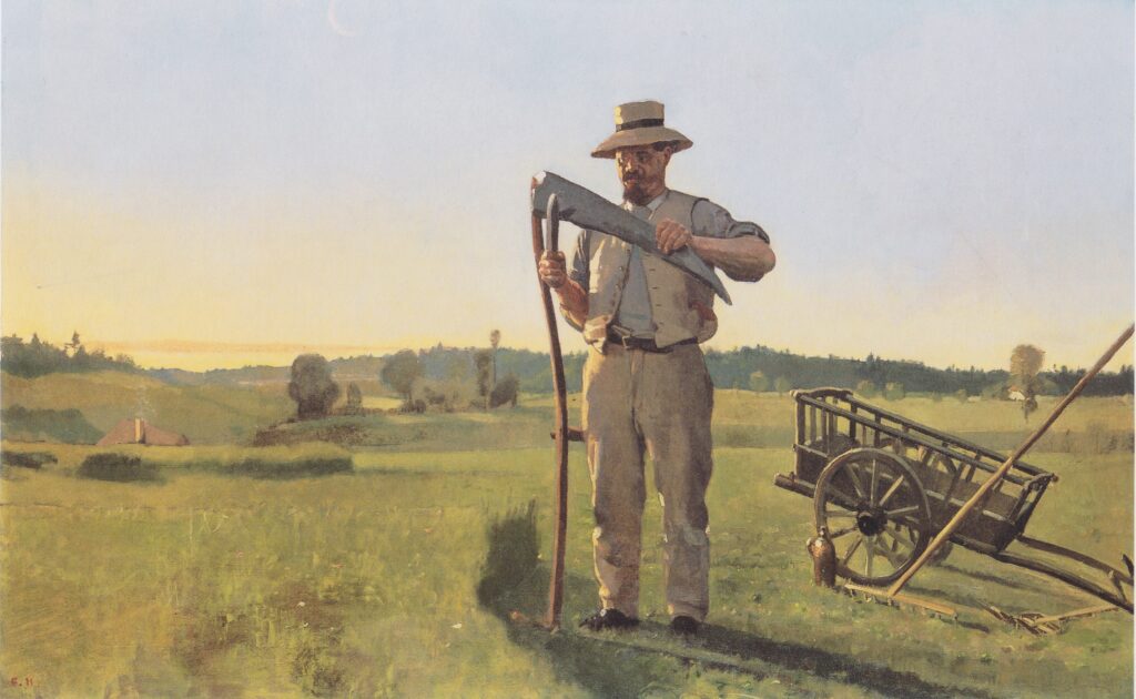 The Reaper (1878) - Ferdinand Hodler Tablo
