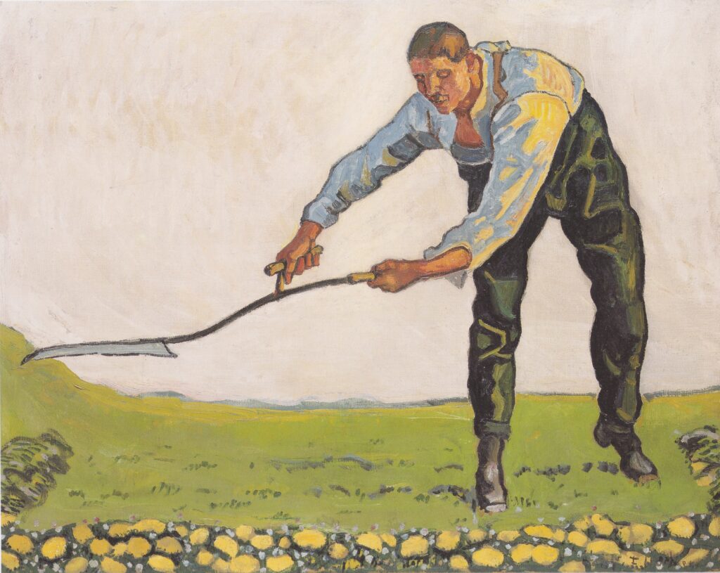 The Reaper (1910) - Ferdinand Hodler Tablo