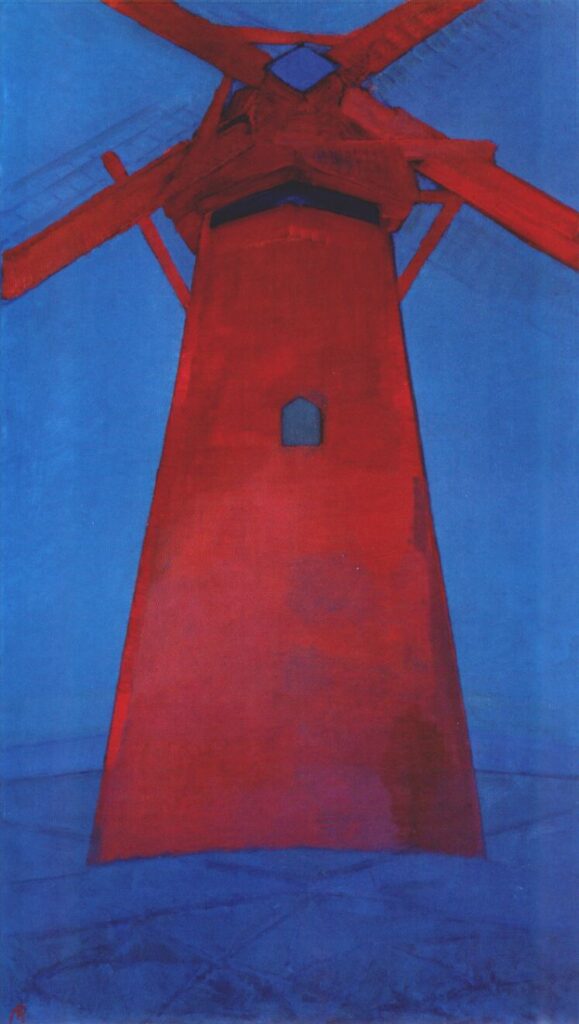 The Red Mill (1910) - Piet Mondrian Tablo