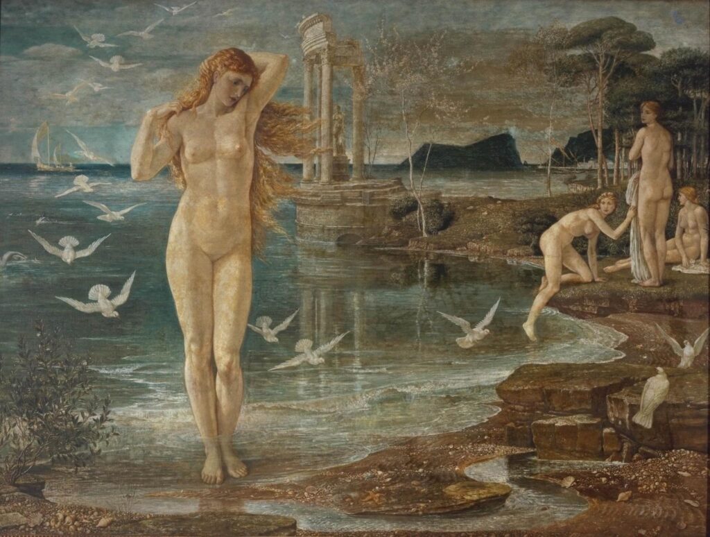 The Renascence of Venus (1877) - Walter Crane Tablo