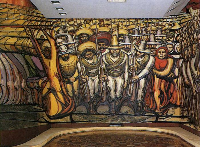 The Revolution (mural) – David Alfaro Siqueiros Tablo