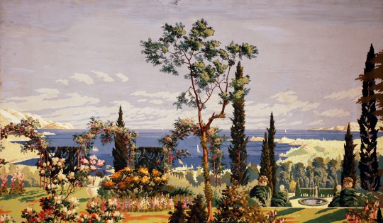 The Riviera (right Panel) (1926) - Charles E. Burchfield Tablo