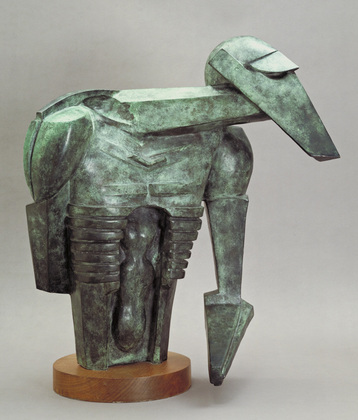 The Rock Drill (1914) - Jacob Epstein Tablo