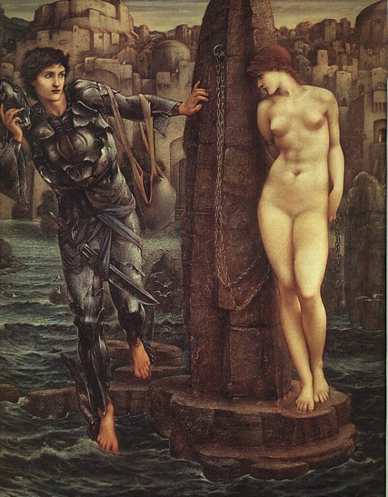 The Rock of Doom (1885) - Edward Burne-Jones Tablo