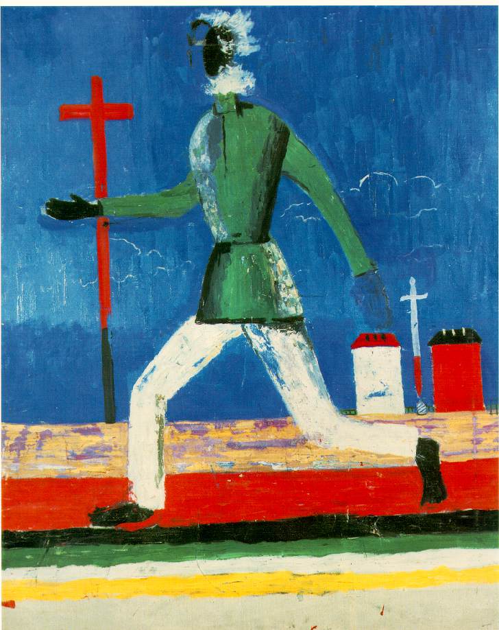 The Running Man (1932) - Kazimir Malevich Tablo