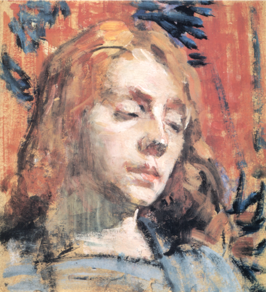 The Sad Girl (Kathleen Kearney) (1923) - Sarah Purser Tablo