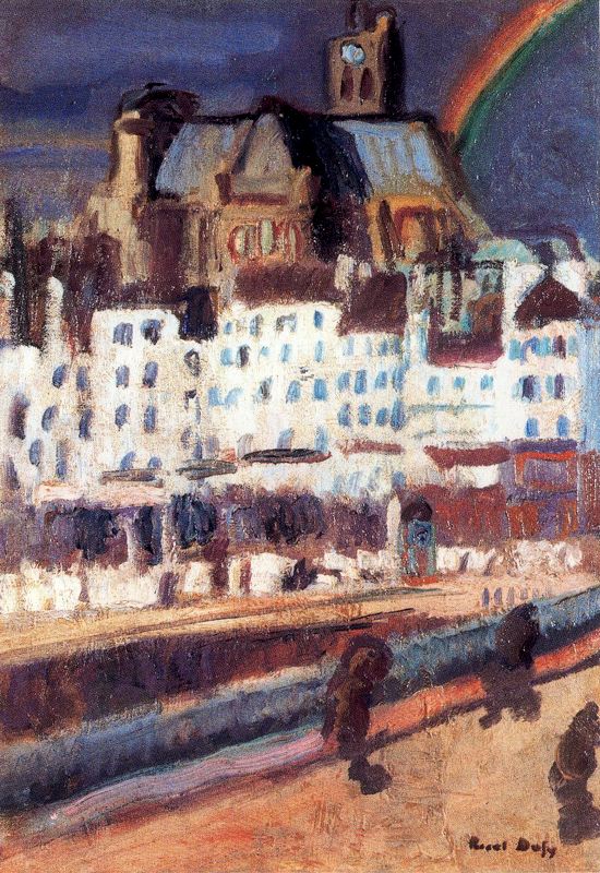 The Saint Gervais Church (1904) - Raoul Dufy Tablo