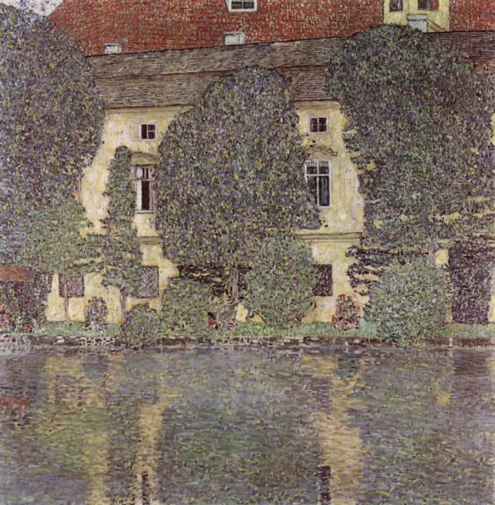 The Schloss Kammer on the Attersee, III (1910) - Gustav Klimt Tablo