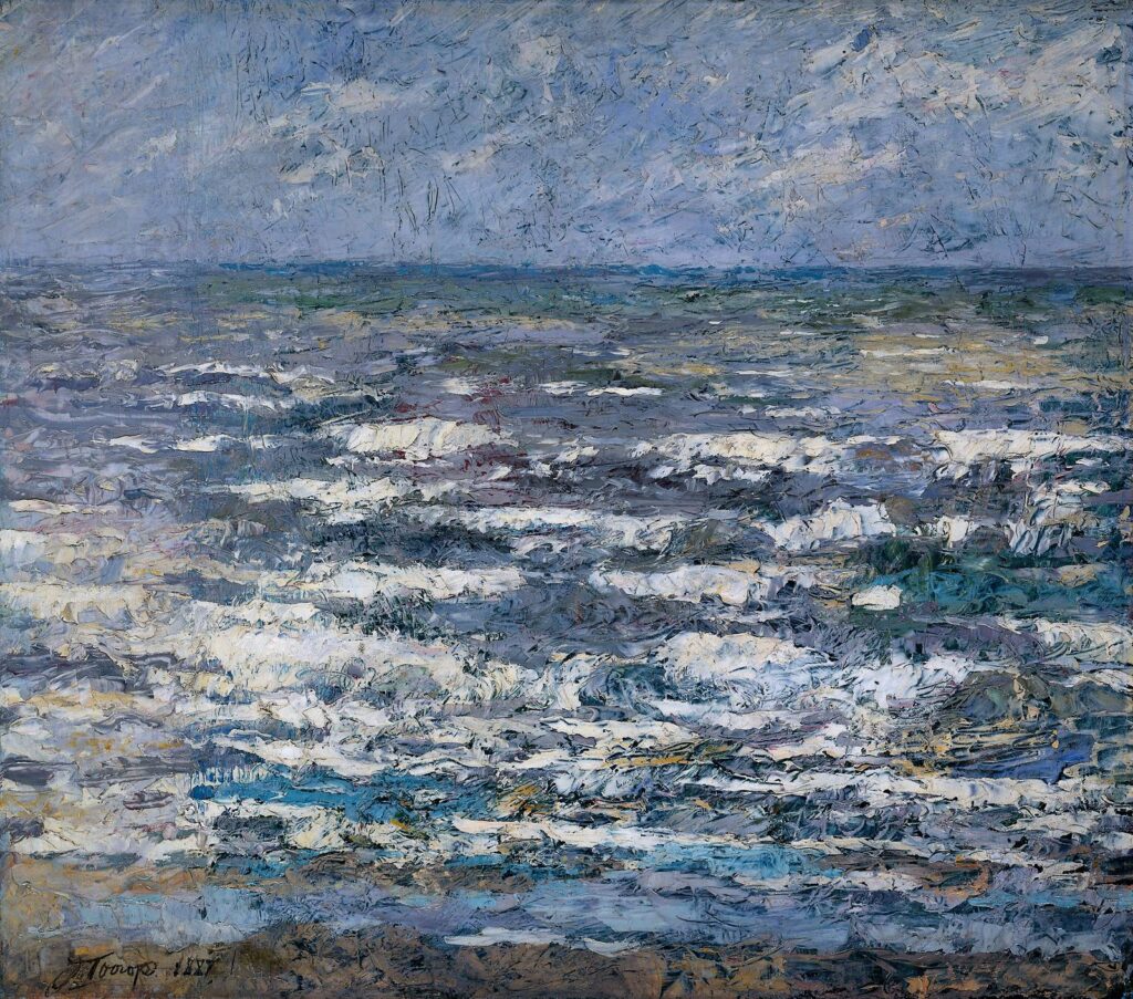 The Sea at Katwijk (1887) - Jan Toorop Tablo