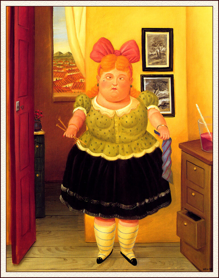 The Seamstress – Fernando Botero Tablo